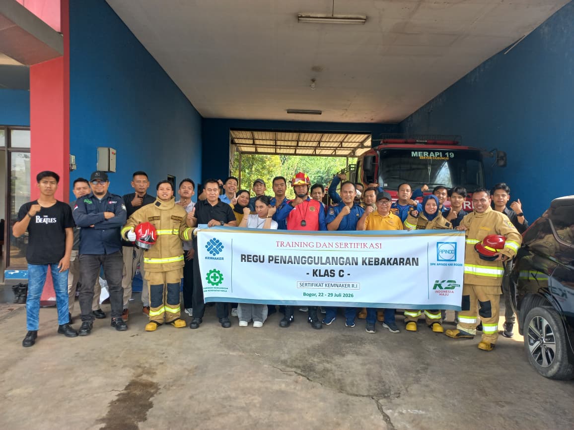Training dan Sertifikasi Regu Penanggulangan Kebakaran Klas C